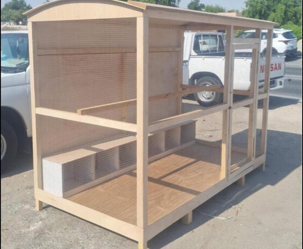 تفصيل اقفاص خشبية للحيوانات والطي - 19