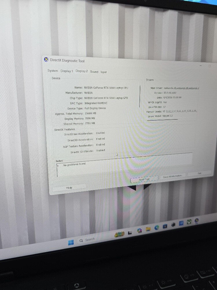 RTX 5060 Asus Tuf A16 16/1TB - 4