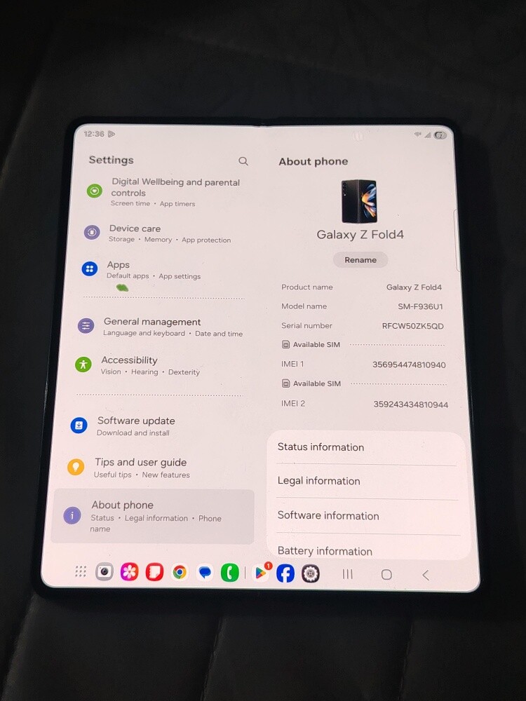 Samsung Z Fold (4) 256GB RAM 12GB - 2
