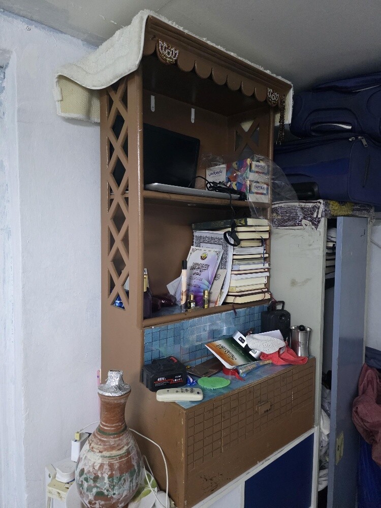 A bookcase and a cabinet—both for j - 6