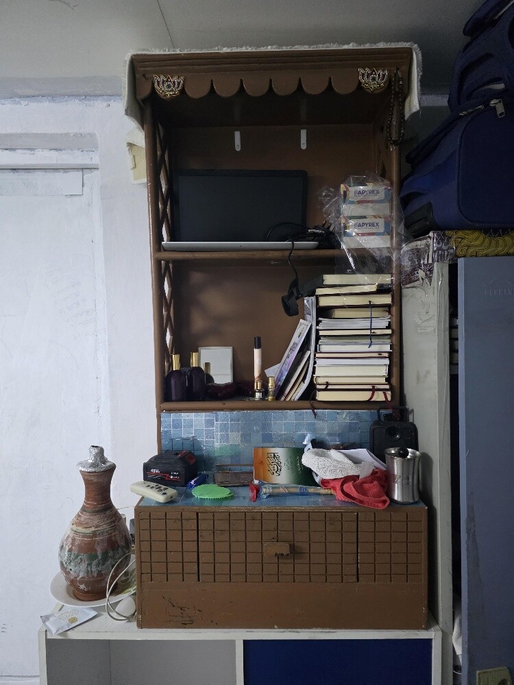 A bookcase and a cabinet—both for j - 9