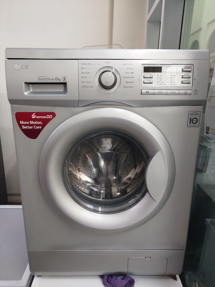 Lg 6kg silver color washing machine - 1