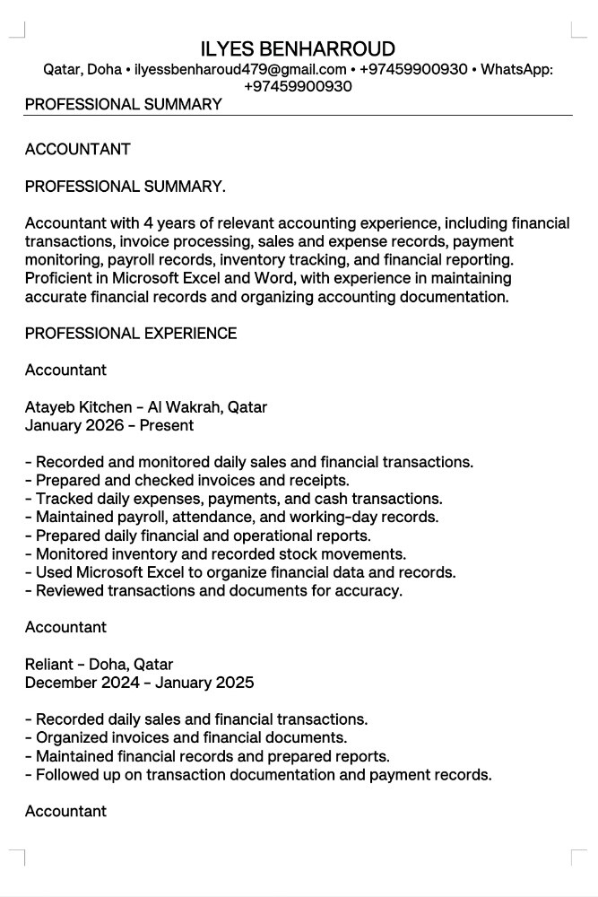 I am looking for a job as an accoun - 3
