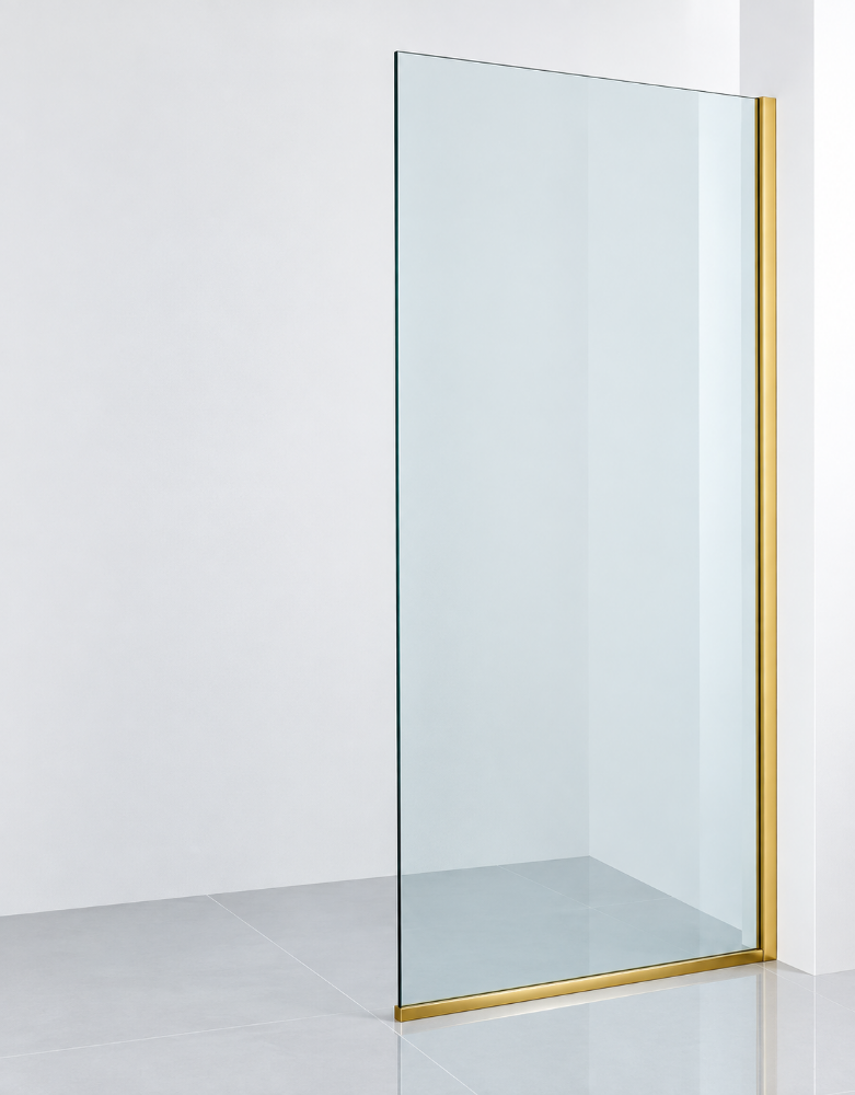 Glass partition for bathroom shower - 4