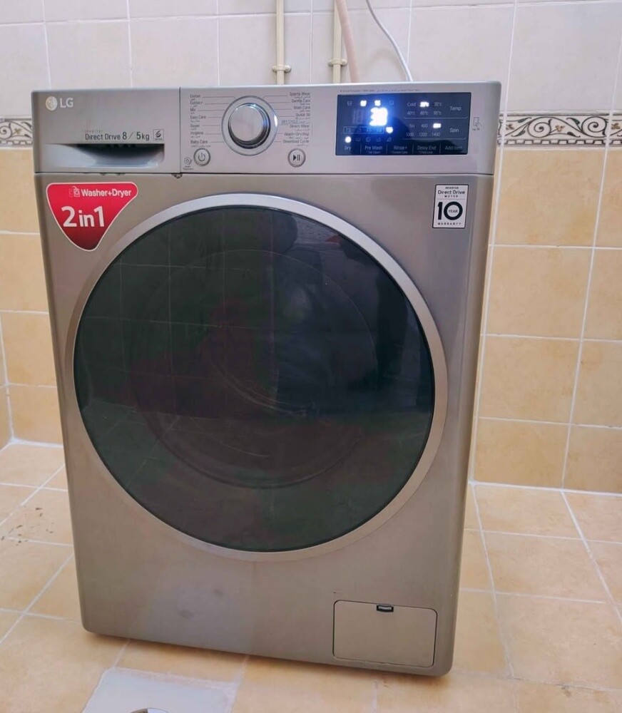Lg washing machine 8/5 kg. - 4