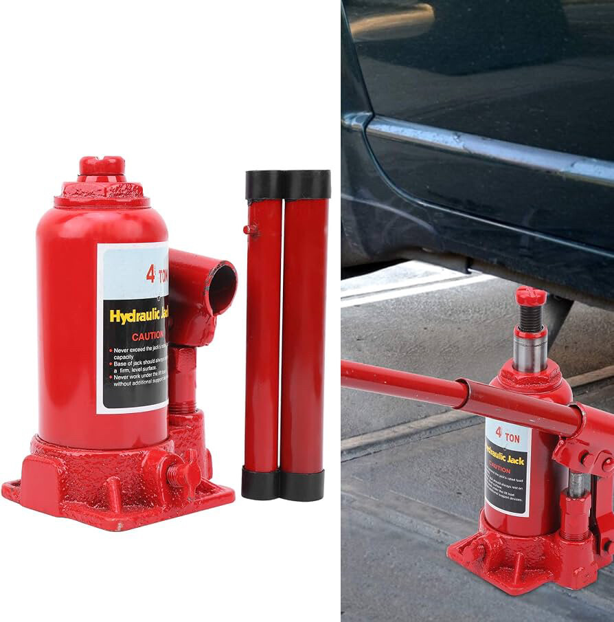 Heavy Duty 4 Ton Hydraulic Bottle J - 1