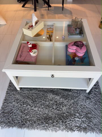 coffee table and rug - 1
