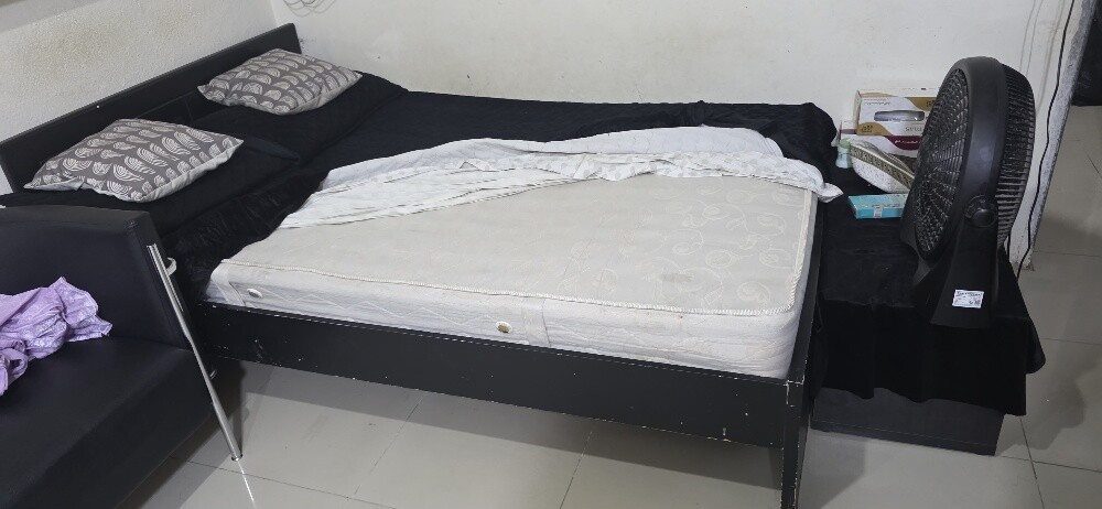 bed with spring matredd - 6