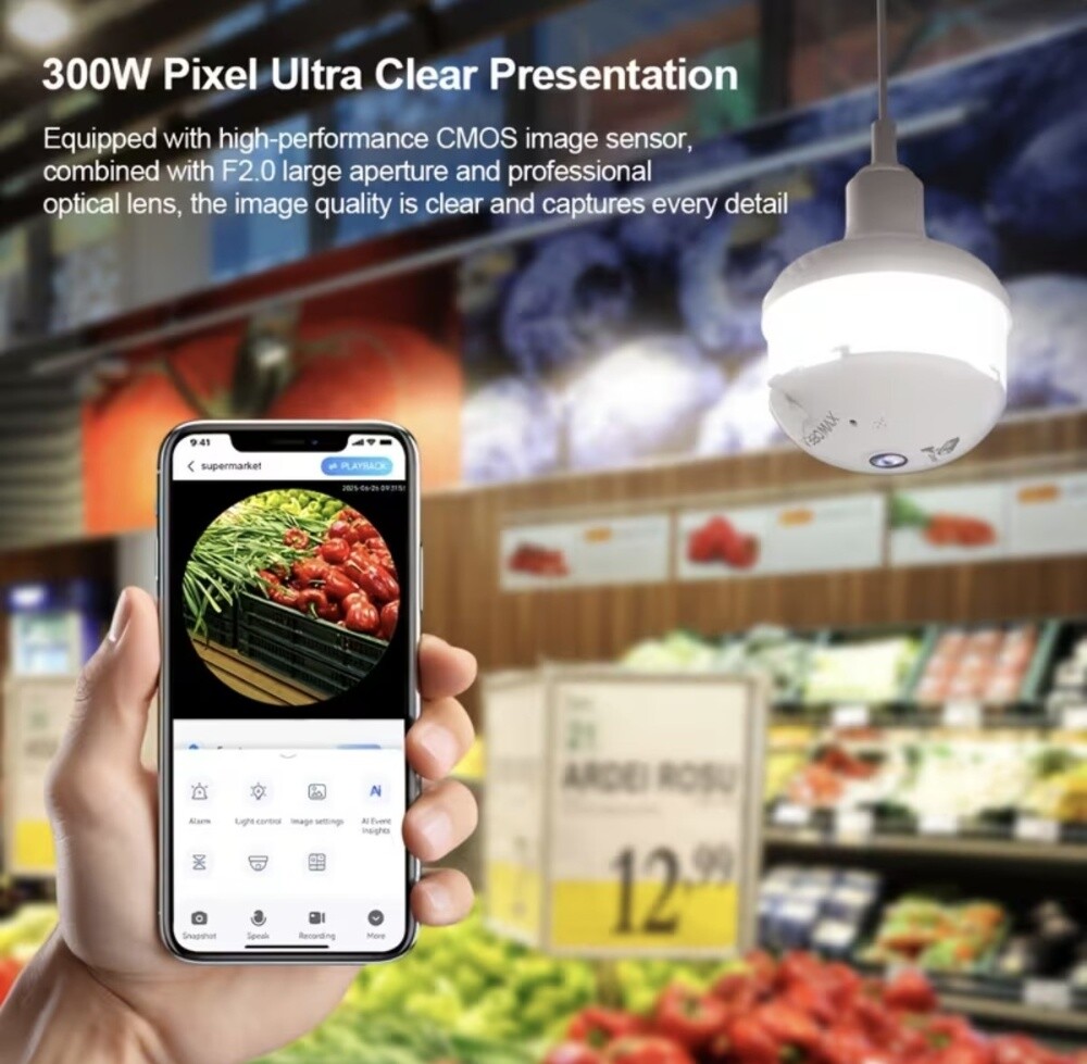 Wifi Bulb Camera - 2