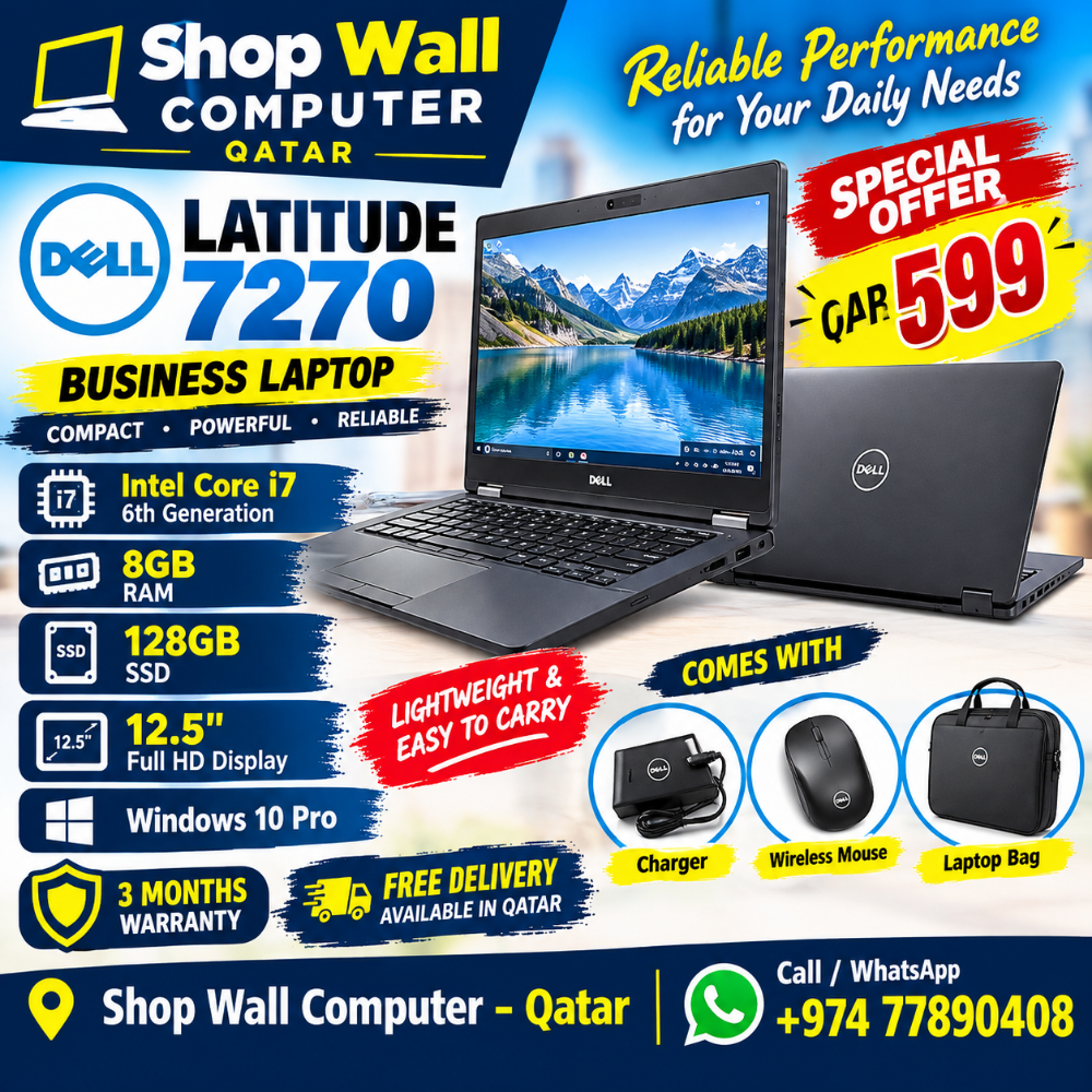 Writing
DELL LATITUDE 7270 SPECIAL - 1