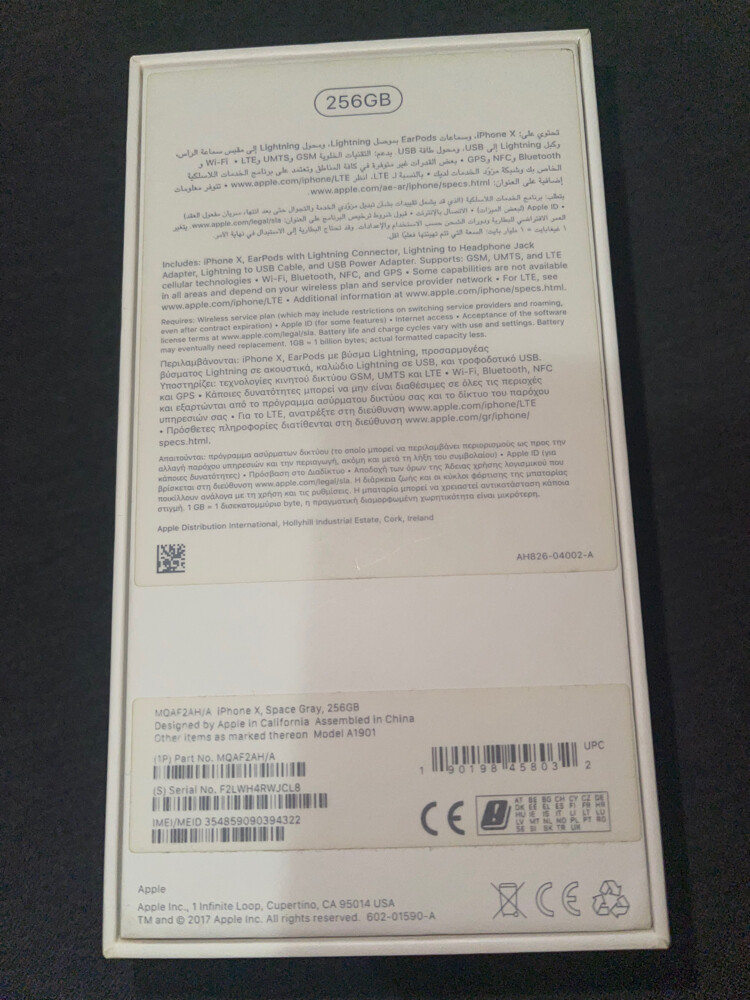 iPhone x 256GB very clean - 2