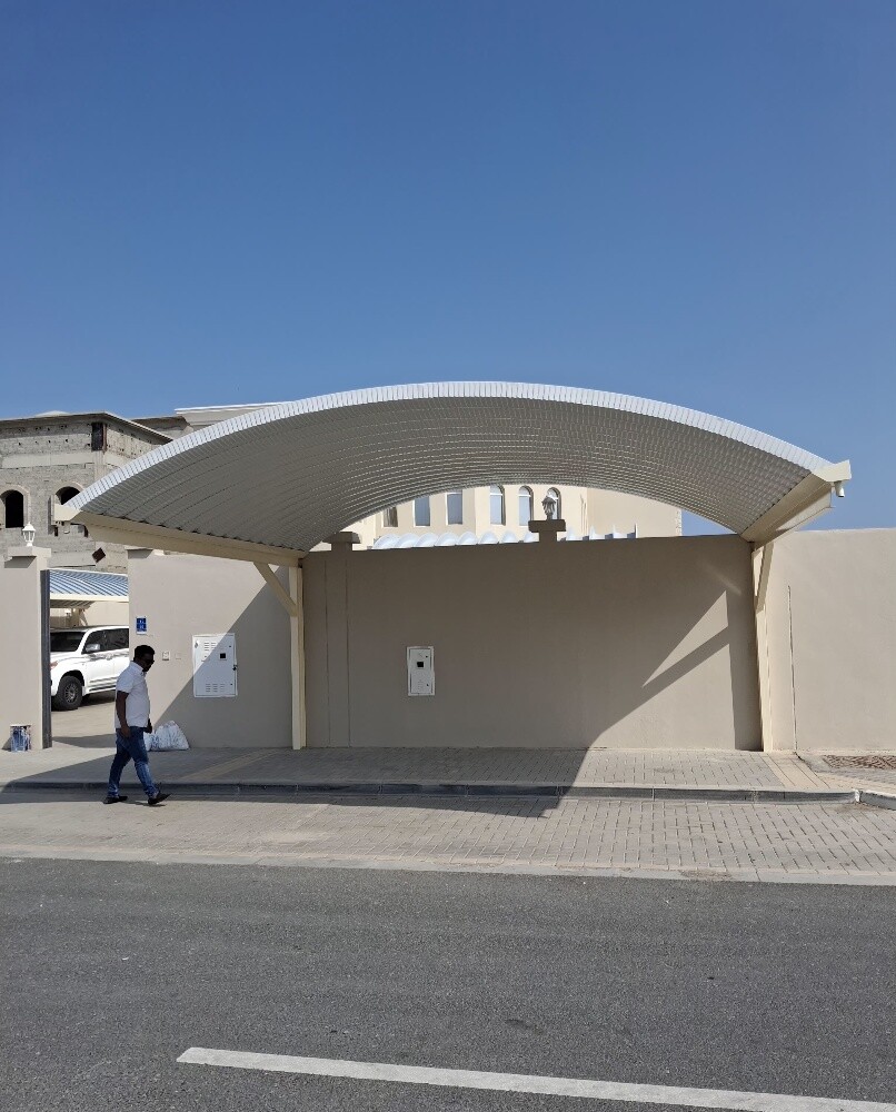 Kspan Car Parking Shades in Qatar - 4