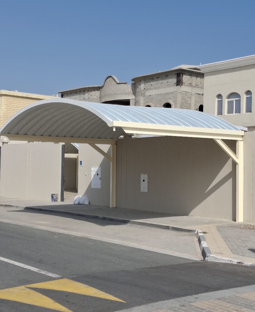 Kspan Car Parking Shades in Qatar - 1
