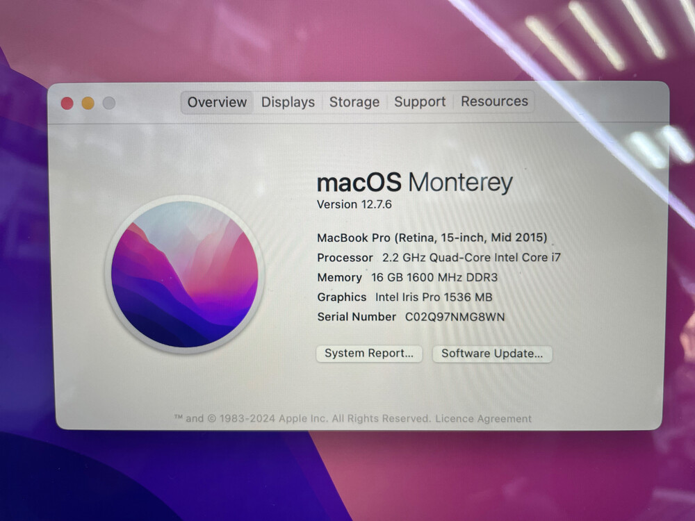 MacBook Pro (Min2015) - 2