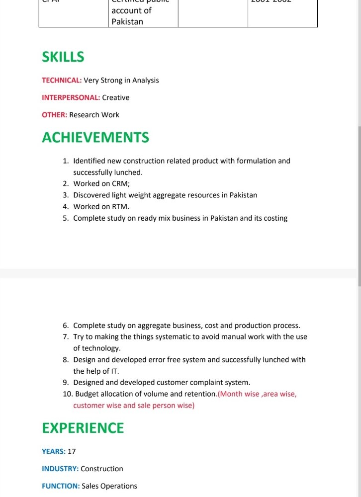 I hold Mastar degree MBA(Finance) - 4
