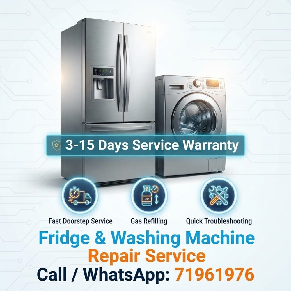 Fridge & Washing Machine Repair Ser - 1