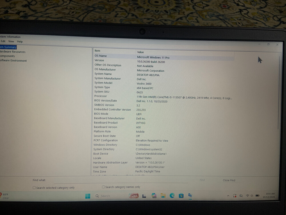 dell vastro 300 - 3