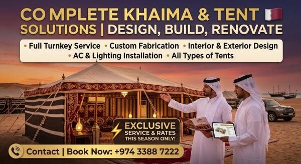 Complete Tent & Khaima Services - 1