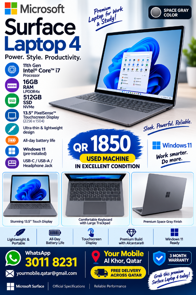 Microsoft surface Laptop 4 - 1