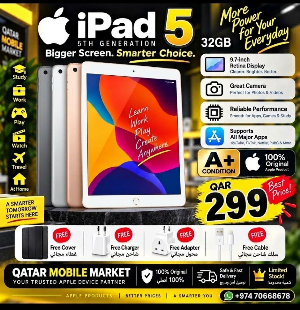 iPad 5 generation 32GB very good - 1