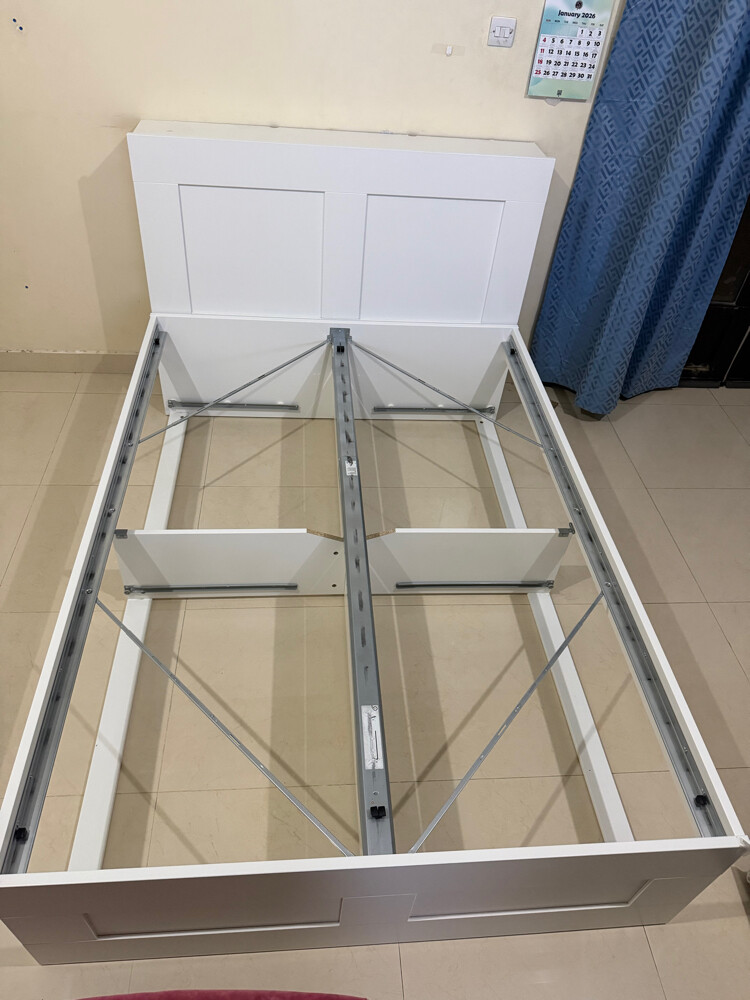 ikea brimnes 140x200 with mattress  - 1