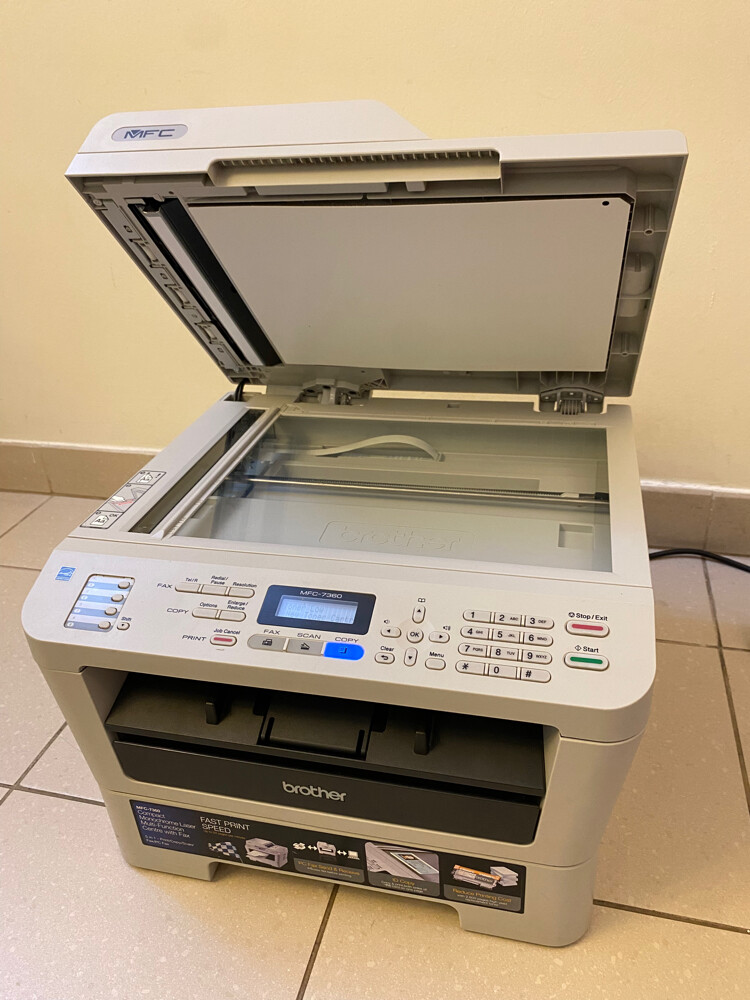 طابعة ليزر اسود براذر حبر جديد - 6