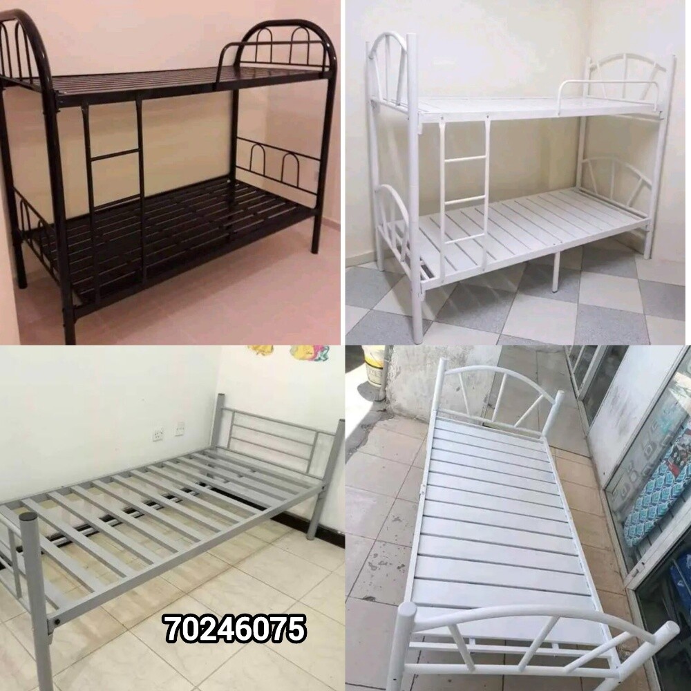 new steel single or double bed - 3
