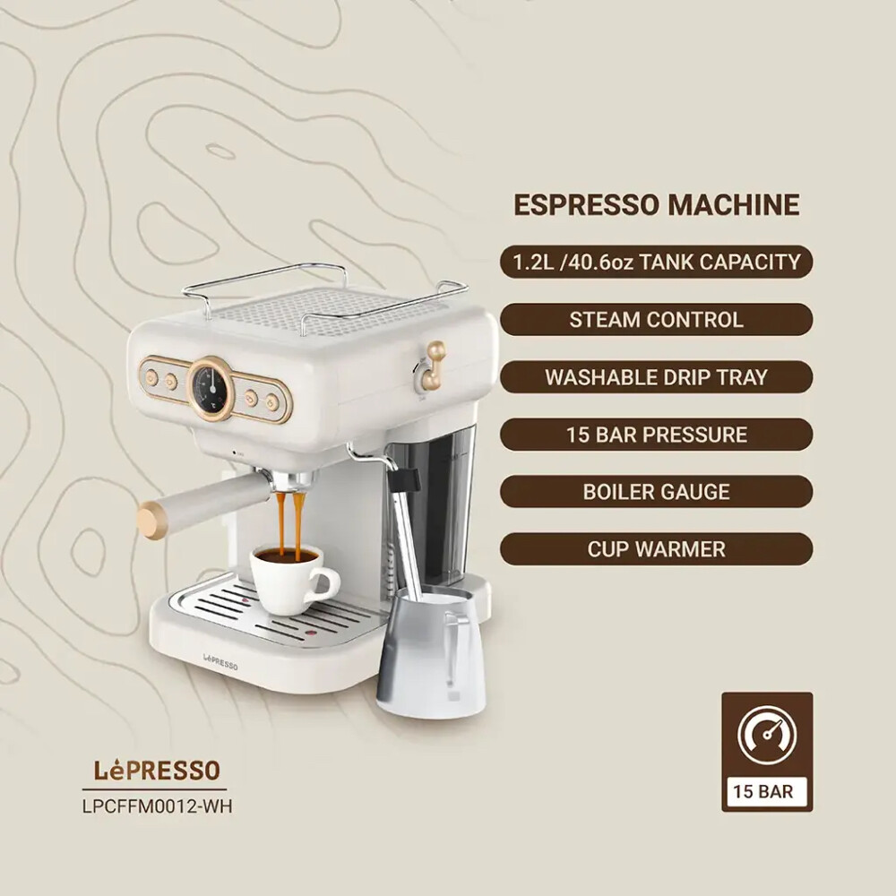 Retro Espresso Boiler Machine - 5