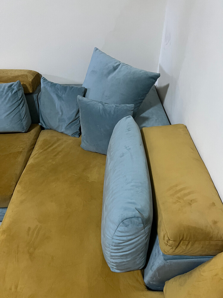 L-shaped sofa set - 8