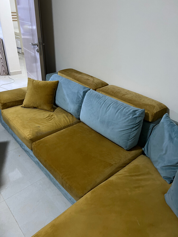 L-shaped sofa set - 7