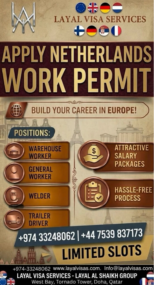Netherlands Work Permit & European  - 2