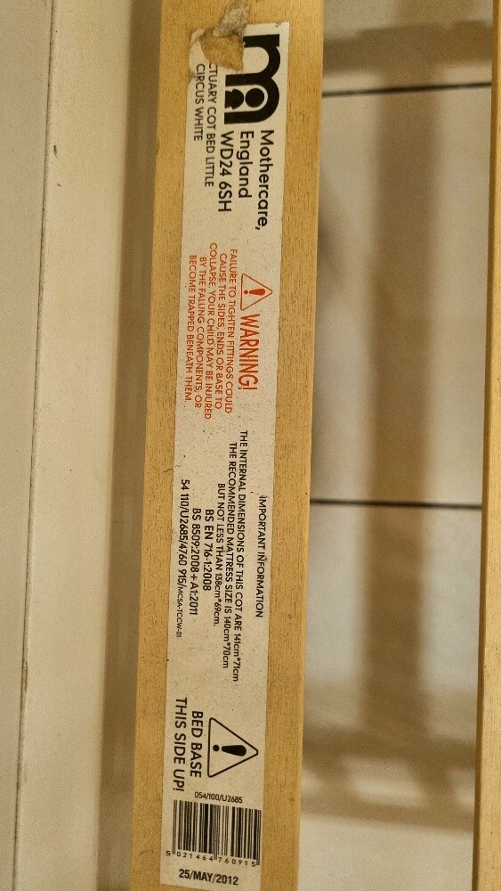 Urgent sale- Wooden Cot/Bed - 2