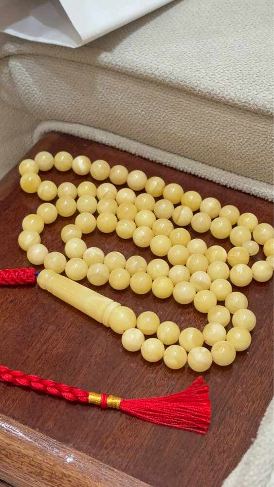 مسباح كهرم تبرقع زبده باليد - 4