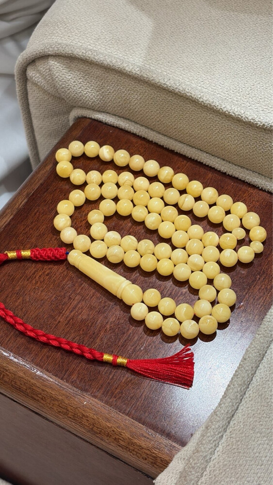 مسباح كهرم تبرقع زبده باليد - 3