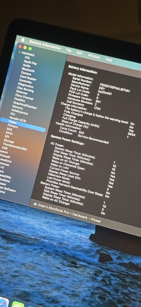 Apple MacBook Pro 15inch 32GB - 6