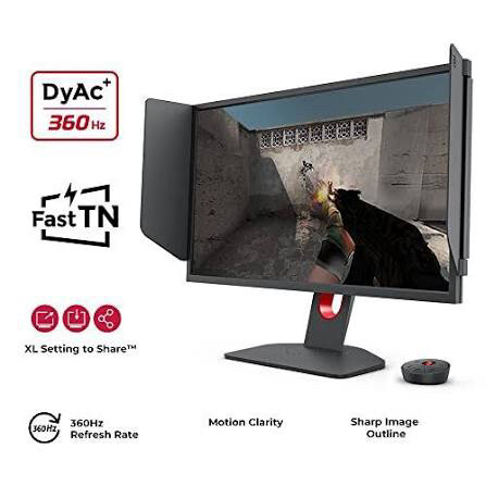 benq zowie xl2566k 360hz monitor - 1