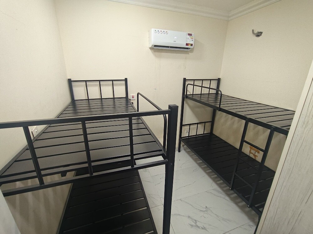 Metal Bunk Bed & mattress available - 6