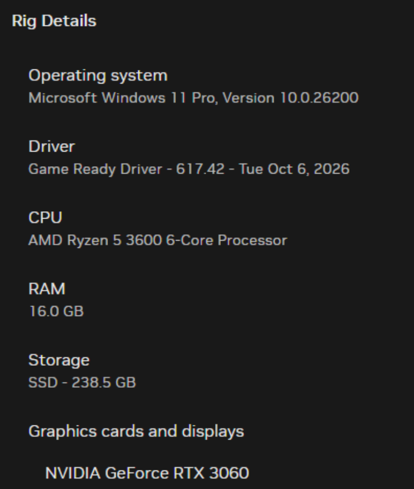 GAMING PC RTX 3060 12GB - 4