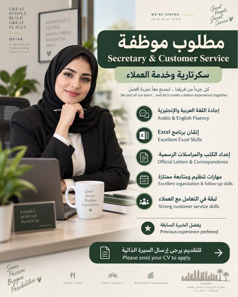 Secretary & Customer Service - 1