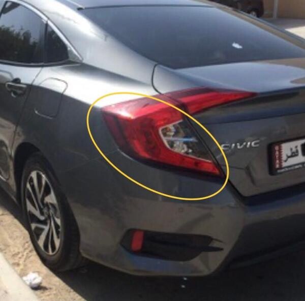 Tail Lamps Honda Civic X FC Model - 6