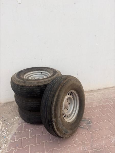 Balloon Tire with Rims on. - 2