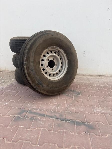 Balloon Tire with Rims on. - 1