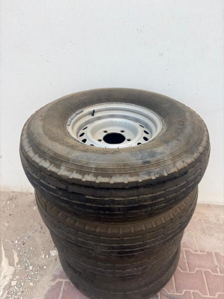 Balloon Tire with Rims on. - 3