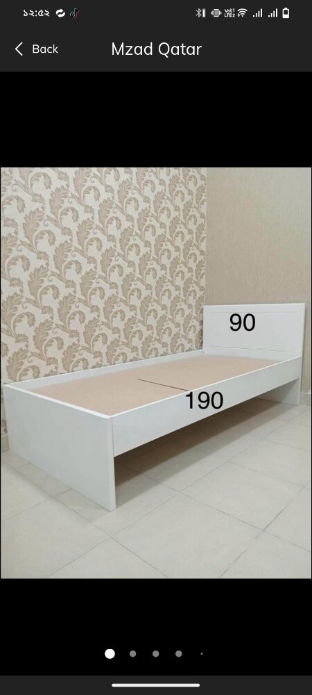 سرير مزدوج مع مرتبة للبيع - 3