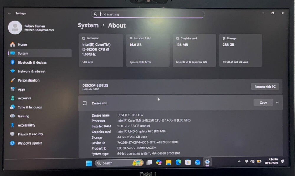 DELL LATITUDE 5400 - 3