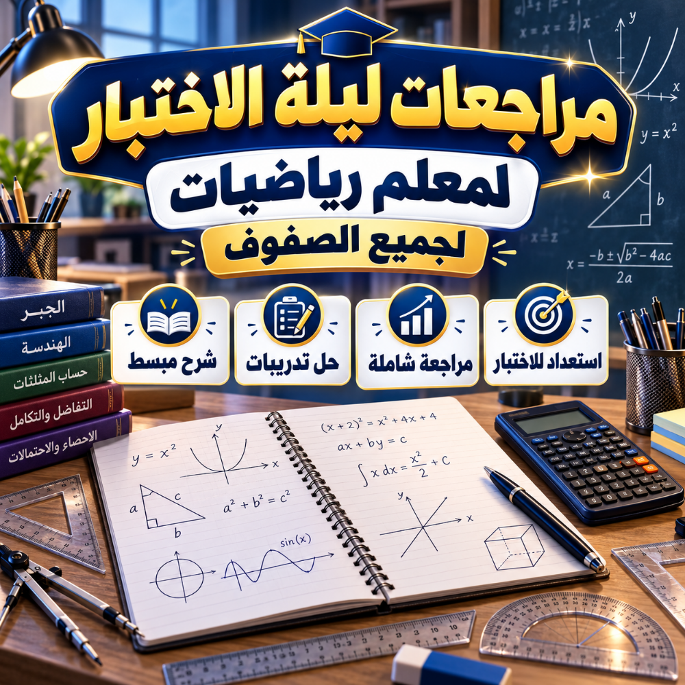معلم رياضيات مدرس رياضيات مراجعات - 1