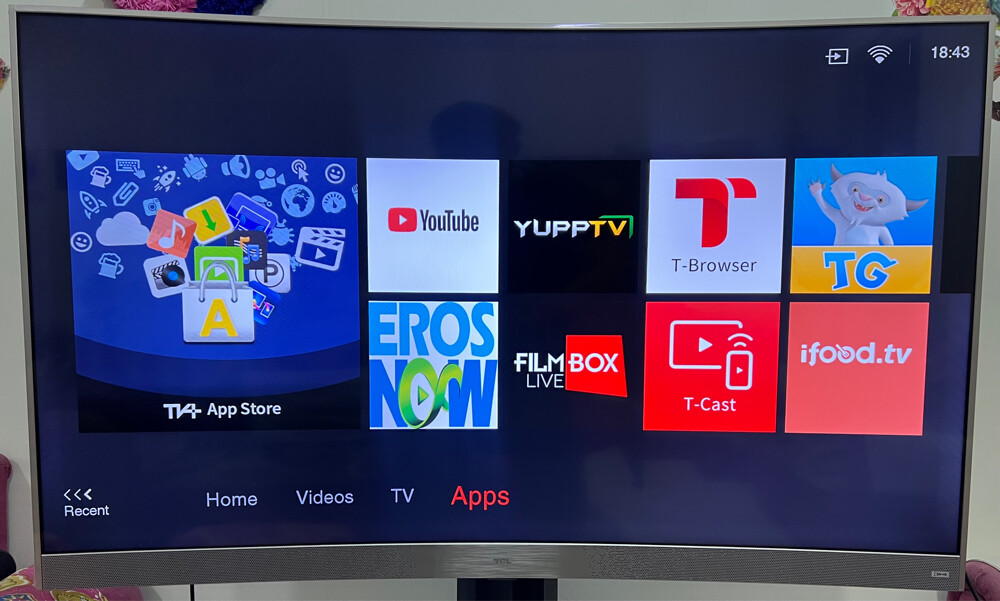 TCL 4K UHD Curved Smart TV  - 1