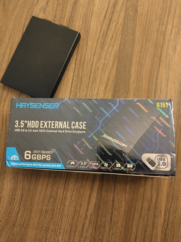 1TB HDD + Case + power supply - 4