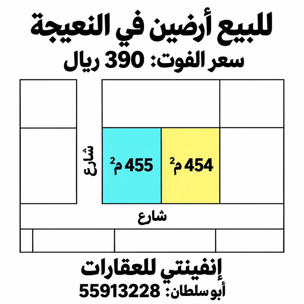 للبيع ارض في نعيجه - 1