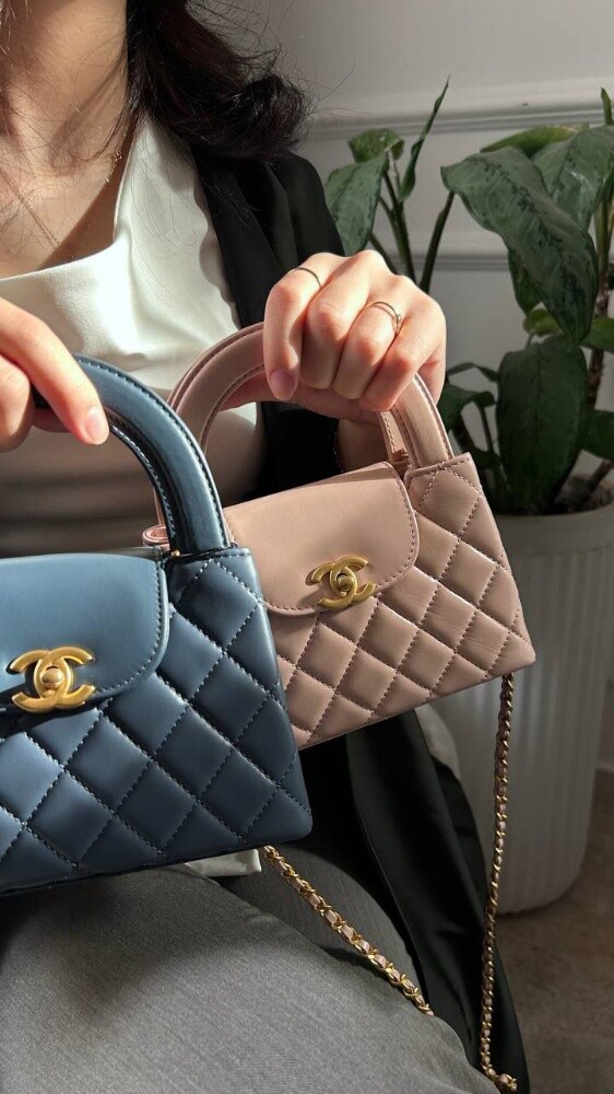 Coco Small Kelly Shopper White - 6